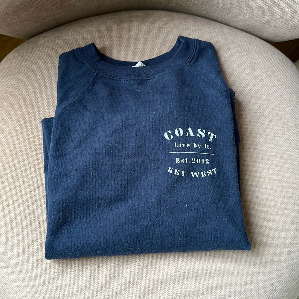 Limited Edition Coast Key West Navy Crewneck Sweatshirt